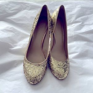 Nine West glitter heels